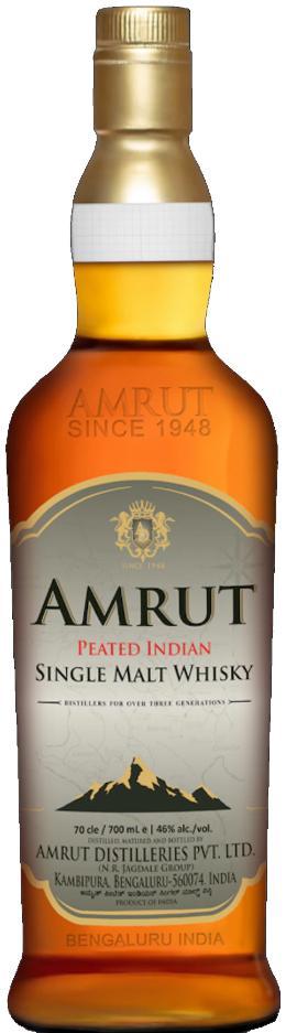 Amrut Peated Indian Single Malt Whisky 700ml