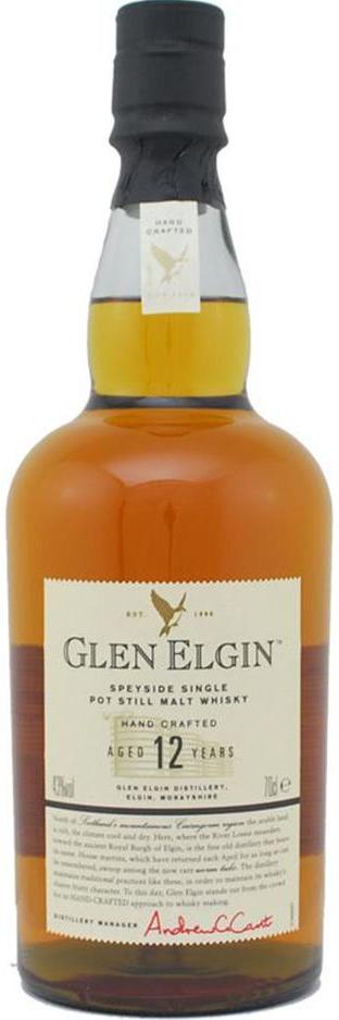 Glen Elgin 12 Year Old Single Malt Scotch Whisky 700ml