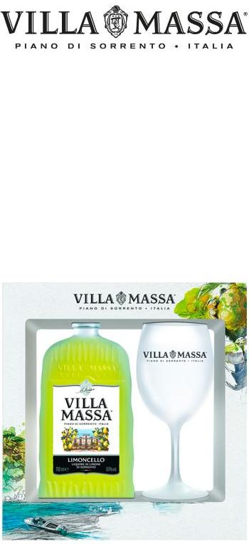 Villa Massa Limoncello 500ml & Glass Gift Pack
