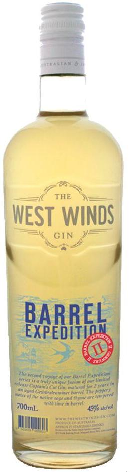 The West Winds Gin The Barrel Expedition Ii 700ml