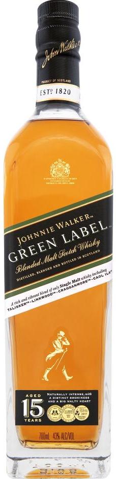Johnnie Walker Green Label 15 Year Old 700ml