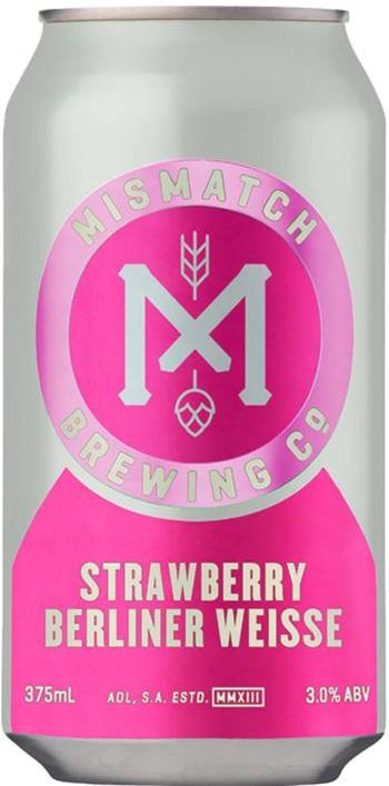 Mismatch Brewing Strawberry Berliner Weisse 375ml