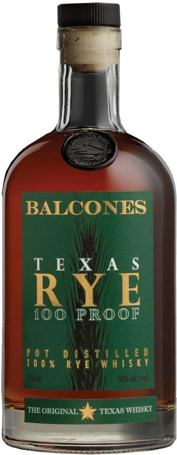 Balcones Distilling Texas Rye 100 Proof 700ml