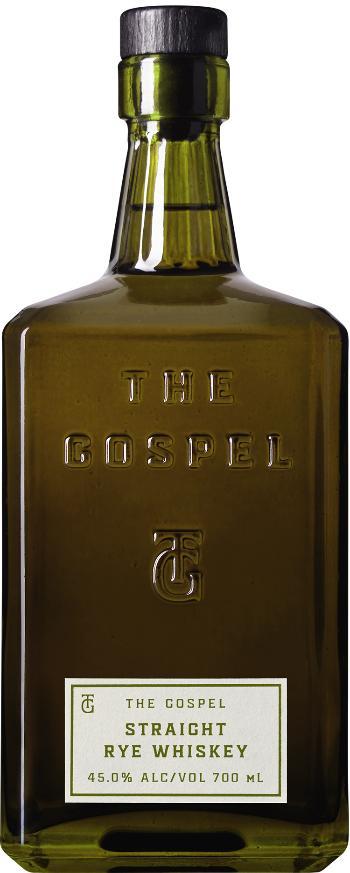 The Gospel Straight Rye Whiskey 700ml