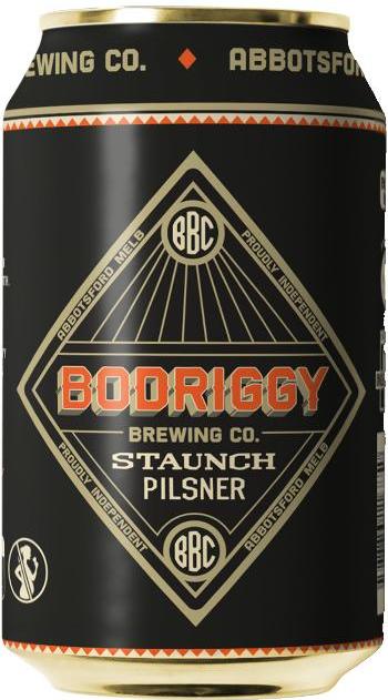 Bodriggy Brewing Company Staunch Pilsner 355ml