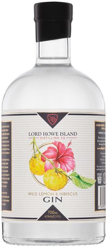 Lord Howe Island Distilling Co. Wild Lemon & Hibiscus Gin 700ml