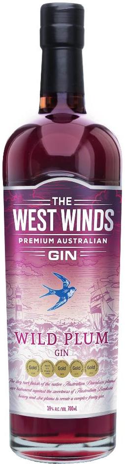 The West Winds Gin Wild Plum Gin 700ml