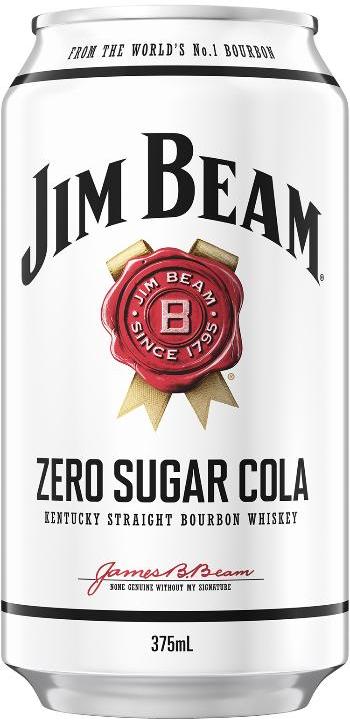 Jim Beam White & Zero Can 375ml