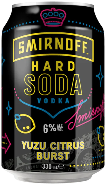 Smirnoff Soda Yuzu 330ml