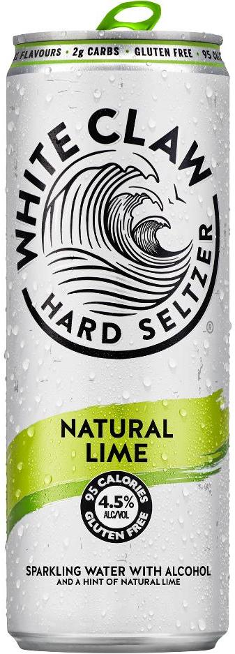 White Claw Natural Lime Hard Seltzer 330ml