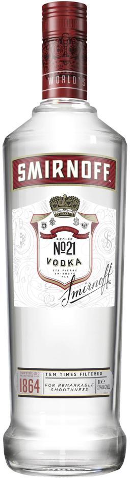 Smirnoff Red Label Vodka 1L