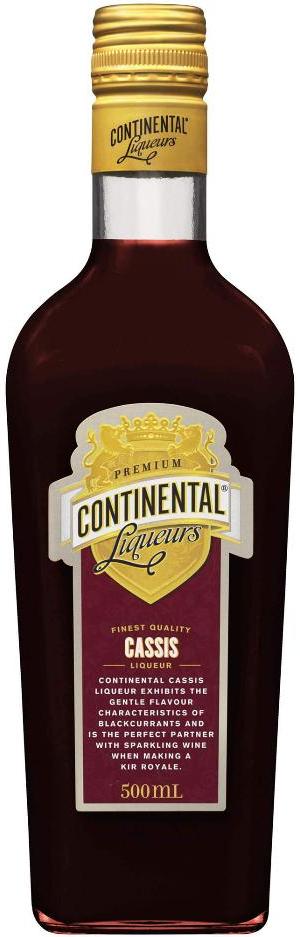 Continental Liqueurs Cassis 500ml