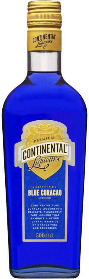 Continental Liqueurs Blue CuRacao 500ml