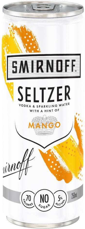 Smirnoff Mango Seltzer 250ml