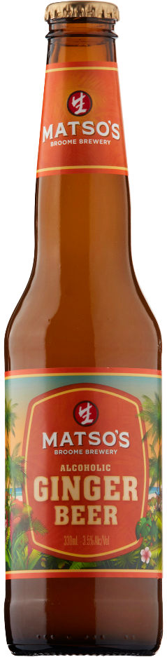 Matso's Broome Brewery Ginger Beer Bottles 330ml