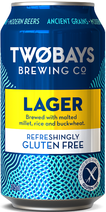 Two Bays Brewing Co. Refreshingly Gluten Free Lager 375ml