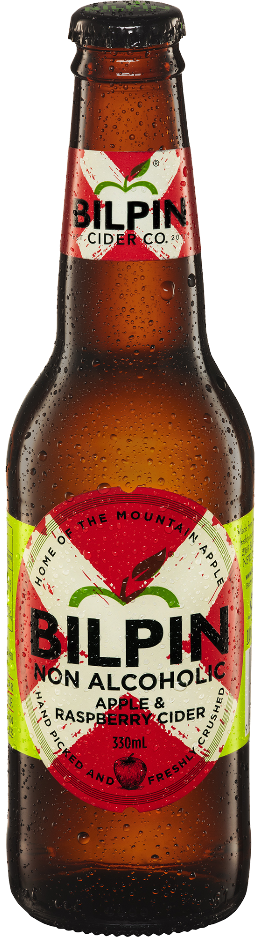 Bilpin Cider Co. Non-Alcoholic Apple & Raspberry Cider 330ml