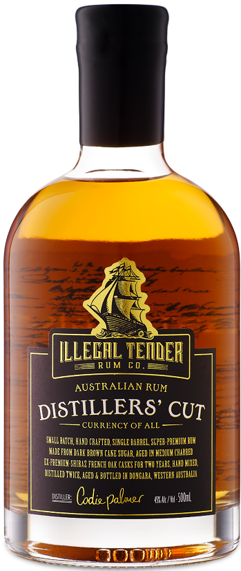 Illegal Tender Rum Co. Distillers Cut 500ml