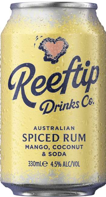 Reeftip Australian Spiced Rum With Mango & Coconut 330ml