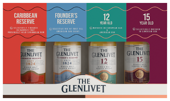 The Glenlivet Mini Tasting Pack 4 X 50ml