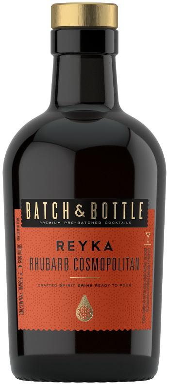 Batch & Bottle Reyka Rhubarb Cosmopolitan Cocktail 500ml