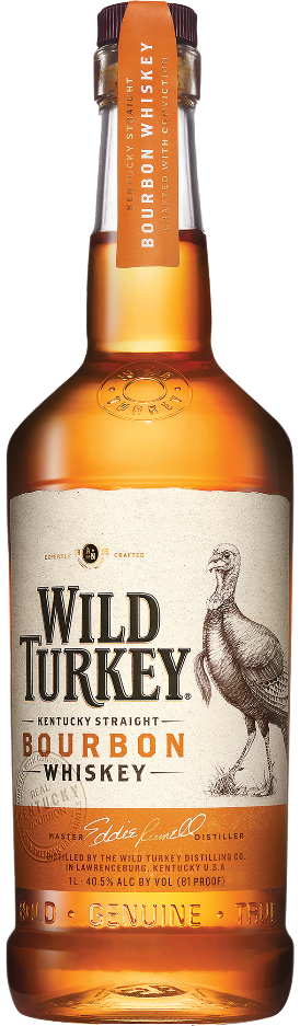 Wild Turkey Kentucky Straight Bourbon 81 Proof 1L