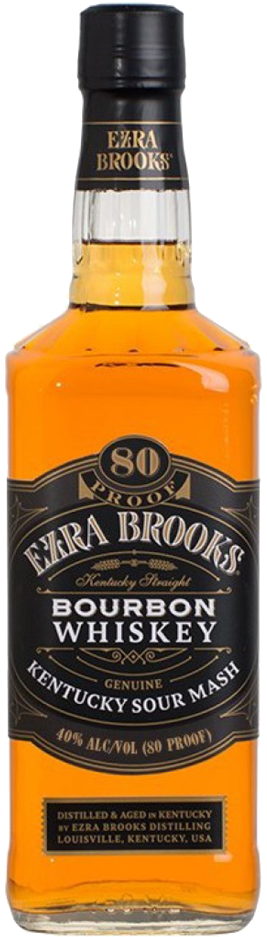 Ezra Brooks Bourbon Whiskey 1L