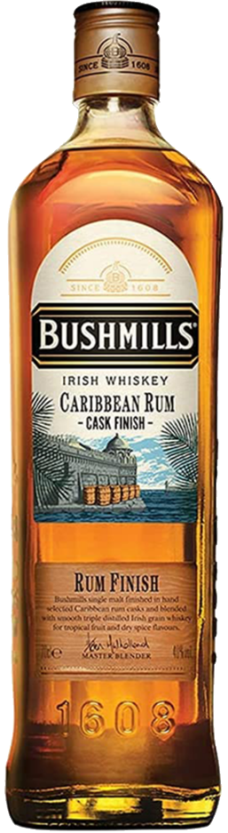 Bushmills Caribbean Rum Cask Finish Irish Whiskey 700ml