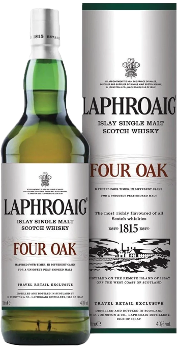 Laphroaig Four Oak Malt Gift Box 1L