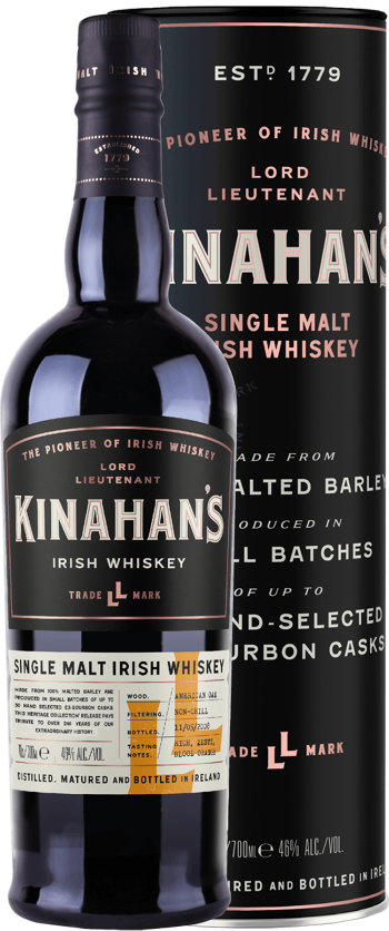 Kinahan's Heritage Single Malt Irish Whiskey 700ml