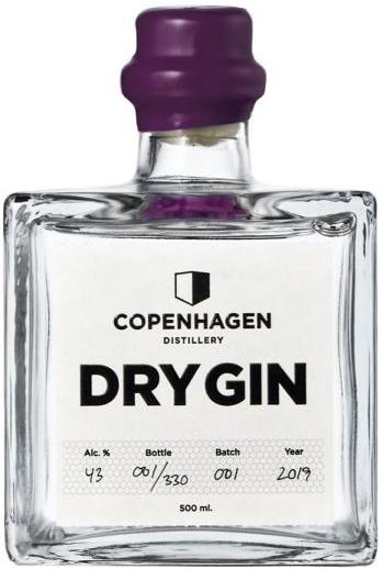 Copenhagen Distillery Dry Organic Gin 500ml