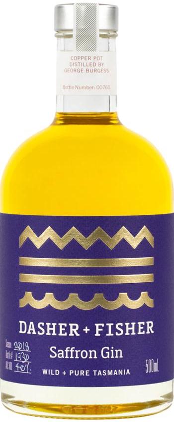 Southern Wild Distillery Dasher & Fisher Saffron Gin 500ml