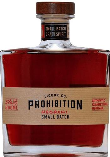 Prohibition Liquor Co Bathtub Cut Negroni Gin 500ml