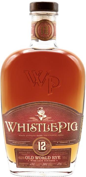 Whistle Pig 12 Year Old Rye Whiskey 750ml