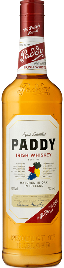 Paddy Triple Distilled Irish Whiskey 700ml