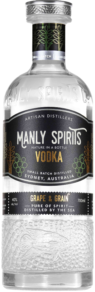 Manly Spirits Co Distillery Grape And Grain Vodka 700ml