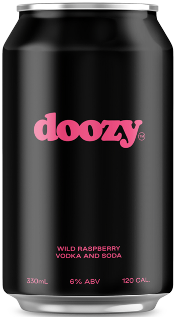 Doozy Wild Raspberry Vodka & Soda 330ml