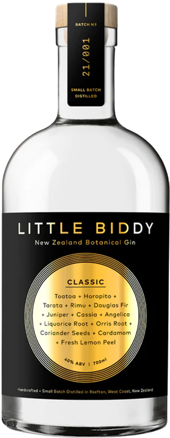 Reefton Distilling Co Little Biddy Classic Gin 700ml