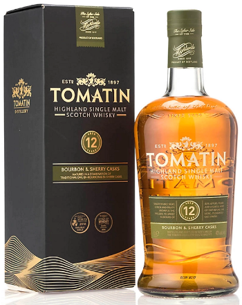 Tomatin 12 Year Old Single Malt Scotch Whisky 1L