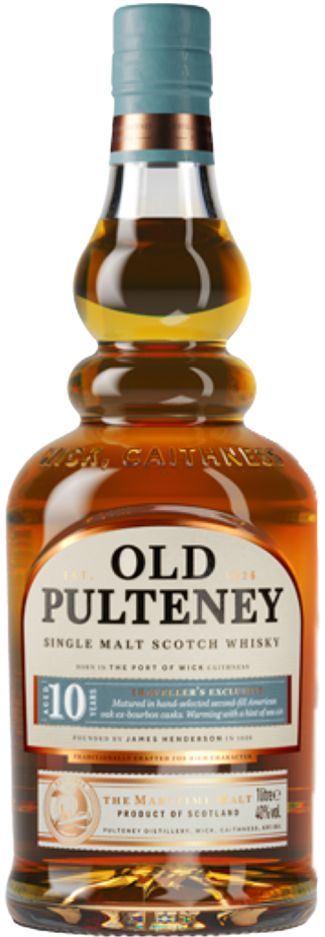 Old Pulteney 10 Year Old Single Malt Scotch Whisky 1L