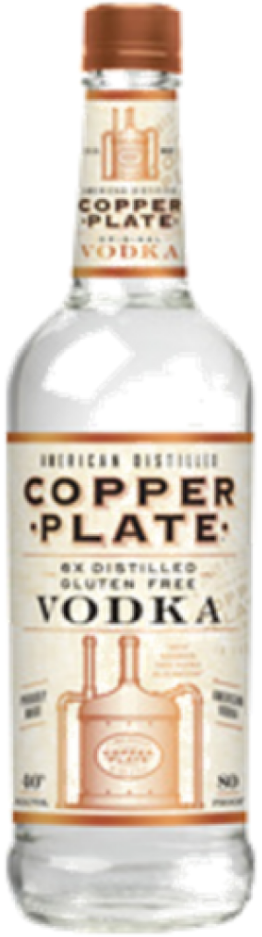 Copper Plate Gluten Free American Vodka 700ml