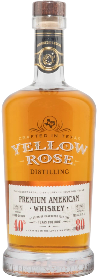 Yellow Rose Distillery Premium American Whiskey 700ml