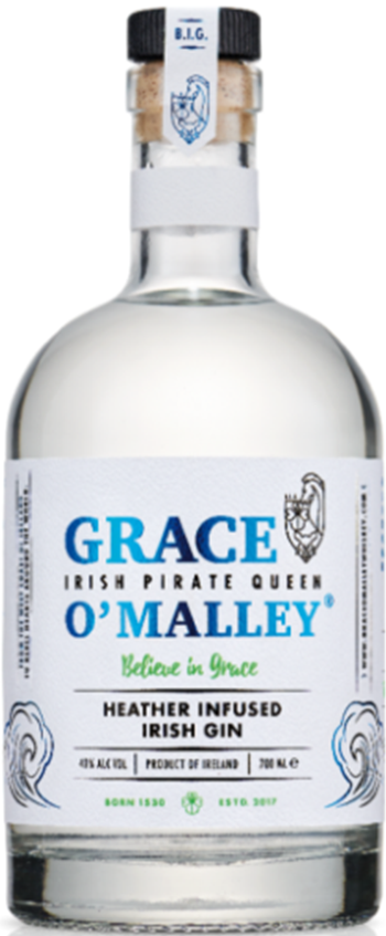 Grace O'Malley Heather Infused Irish Gin 700ml
