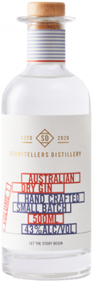 Storytellers Distillery Volume 1 Australian Dry Gin 500ml