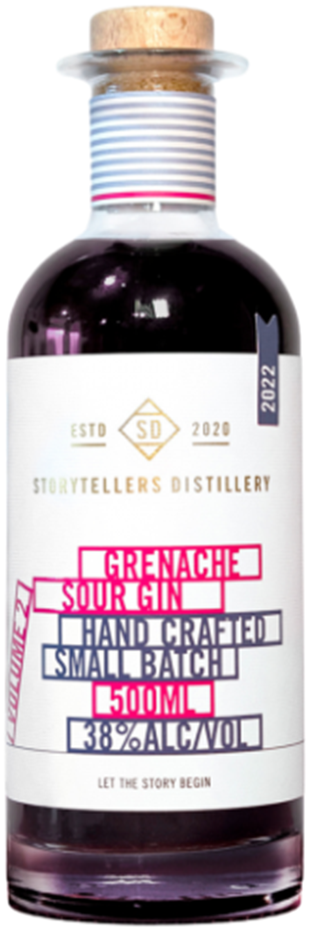 Storytellers Distillery Volume 2 Grenache Sour Gin 500ml