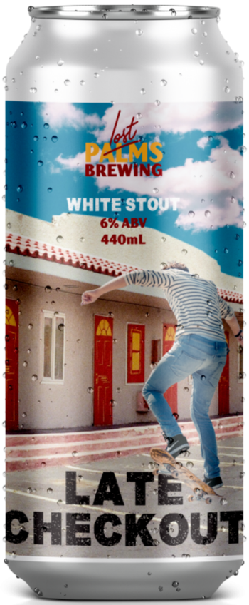Lost Palms Late Checkout White Chocolate Golden Stout 440ml