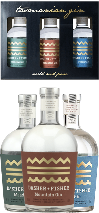 Southern Wild Distillery Dasher + Fisher Gift Pack 200ml
