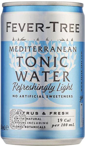 Fever Tree Refreshingly Light Mediterranean Tonic Water 150ml