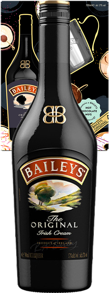 Baileys The Original Irish Cream 700ml + Hot Choc Mug Gift Pack 700ml