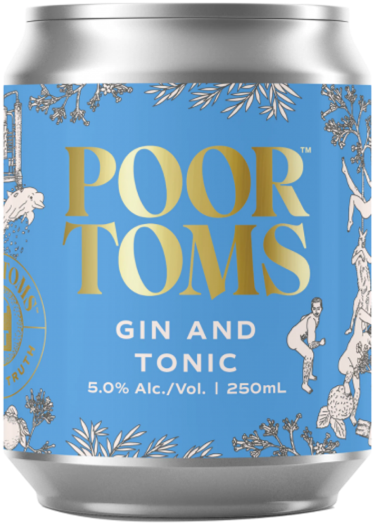 Poor Toms Gin and Tonic 250ml